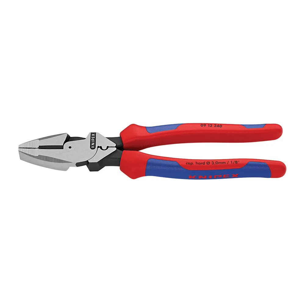 KNIPEX 240mm Linesman Plier w/ Grip Zone 0912240