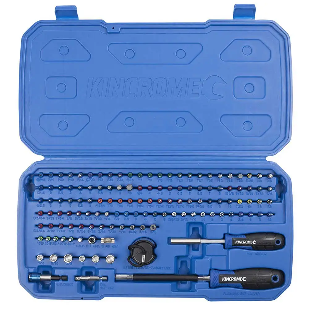 KINCROME Master Bit & Driver Set - 128 Piece K5501