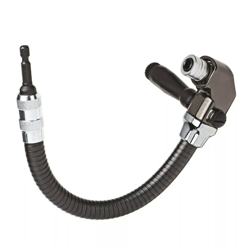 P&N QUICKBITS 1/4-Hex Flexible Right Angle Drill Attachment