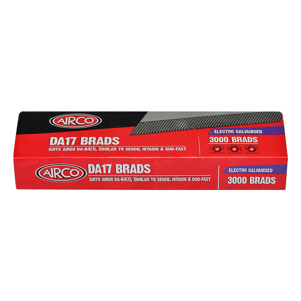 AIRCO DA Series 15GA 50mm Nail Brad 3000 Box BD21501