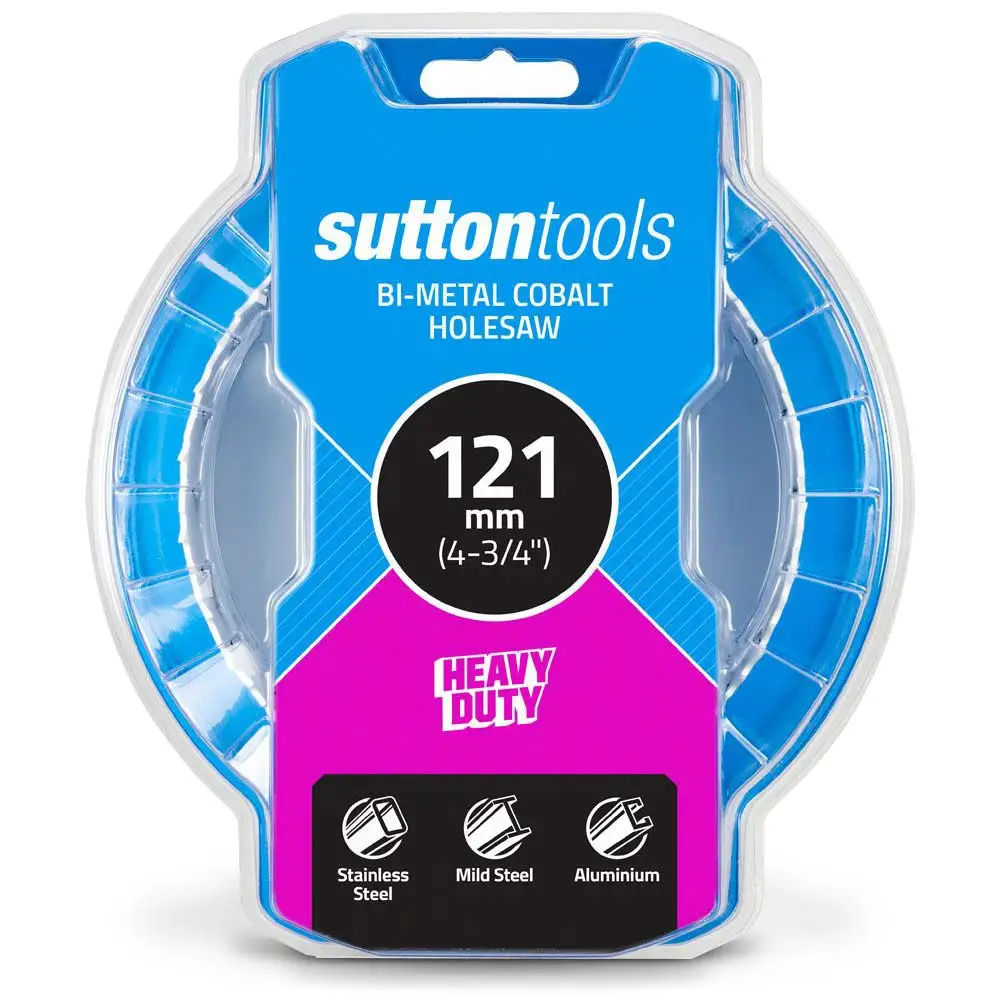 SUTTON 121mm (4.3/4inch) Bi-Metal Cobalt Holesaw