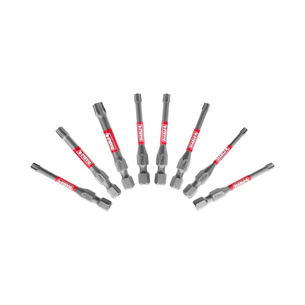 DIABLO Modular Set Clip, Torx Variety, 50mm - 8 Piece 2608F03295