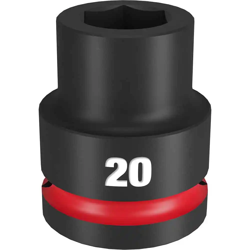 MILWAUKEE SHOCKWAVE 3/4" Drive 20mm Standard 6 Point Impact Socket 49666358