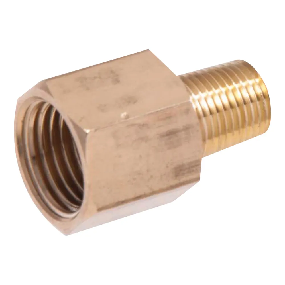 SONSBEEK ADAPTOR 3/8inch -1/2inch BSP M-F 2PK BRASS, CARDED