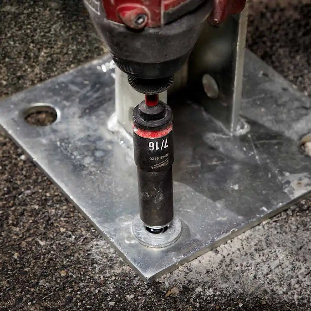 MILWAUKEE SHOCKWAVE 3/8" Drive 7/16" Deep 6 Point Impact Socket 49666120