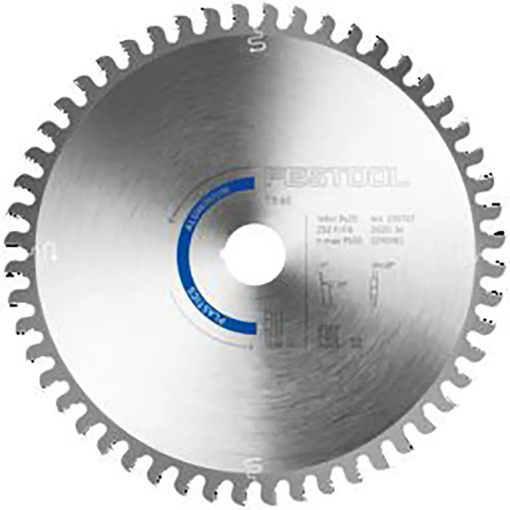 FESTOOL 168 x 1.8 x 20 52T Aluminium Saw Blade 205767