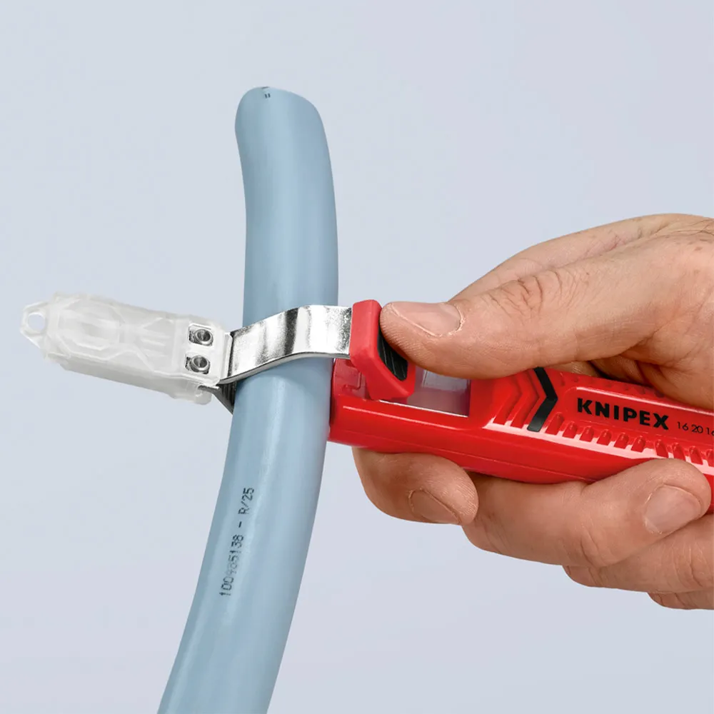 KNIPEX 165mm Dismantle Cable Knife with Hook Blade 1620165SB
