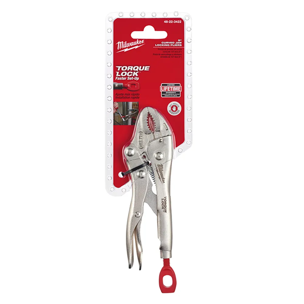 MILWAUKEE 127MM (5") TORQUE LOCK CURVED JAW LOCKING PLIERS 48223422