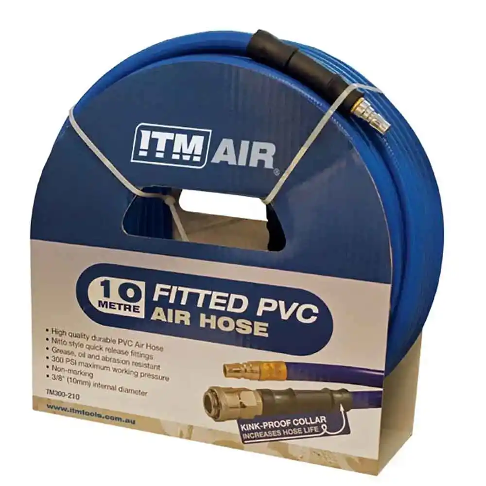 ITM 10mm x 10M PVC With Couplers Air Hose TM300-210