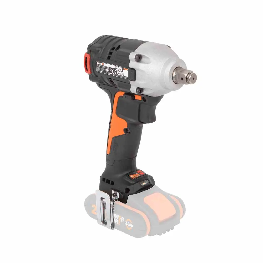 WORX 20V Brushless 1/2" Impact Wrench Skin WX272.9