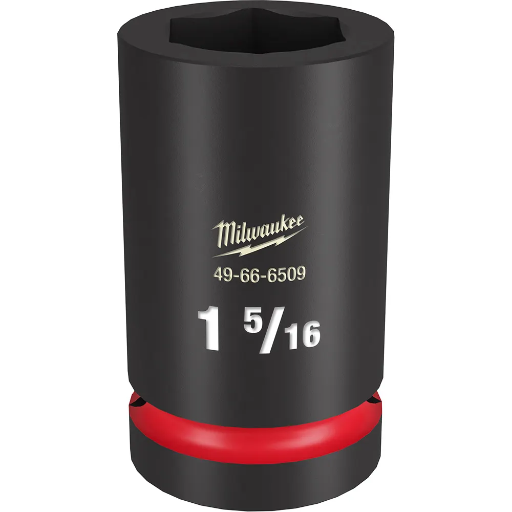 MILWAUKEE SHOCKWAVE 1" Drive 1-5/16" Deep 6 Point Impact Socket 49666509