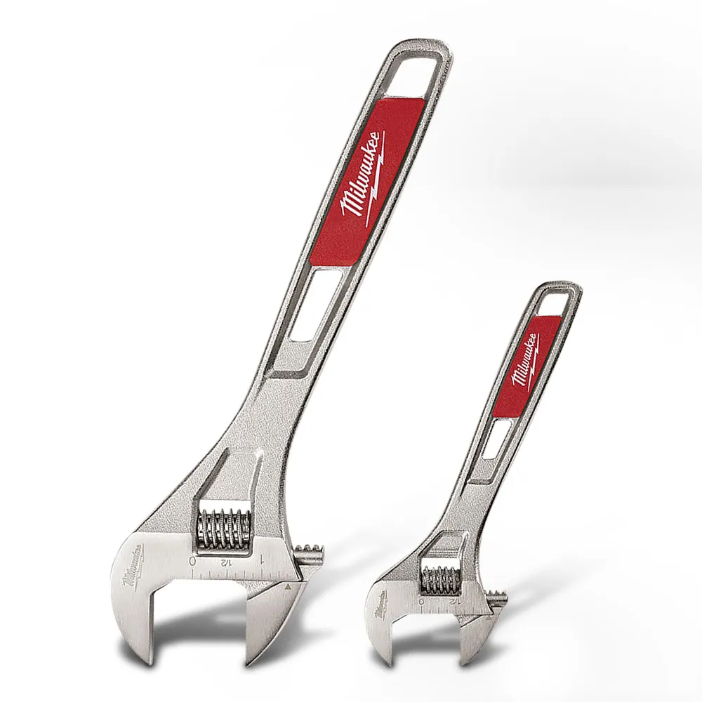 MILWAUKEE 152mm & 254mm Adjustable Wrench Set - 2 Piece 48227400