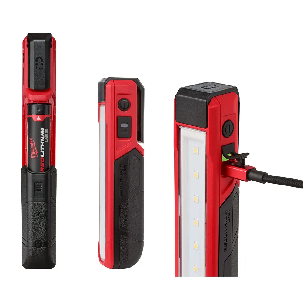 MILWAUKEE REDLITHIUM 3.0Ah USB Rechargeable Pocket Flood Light Kit L4FL301