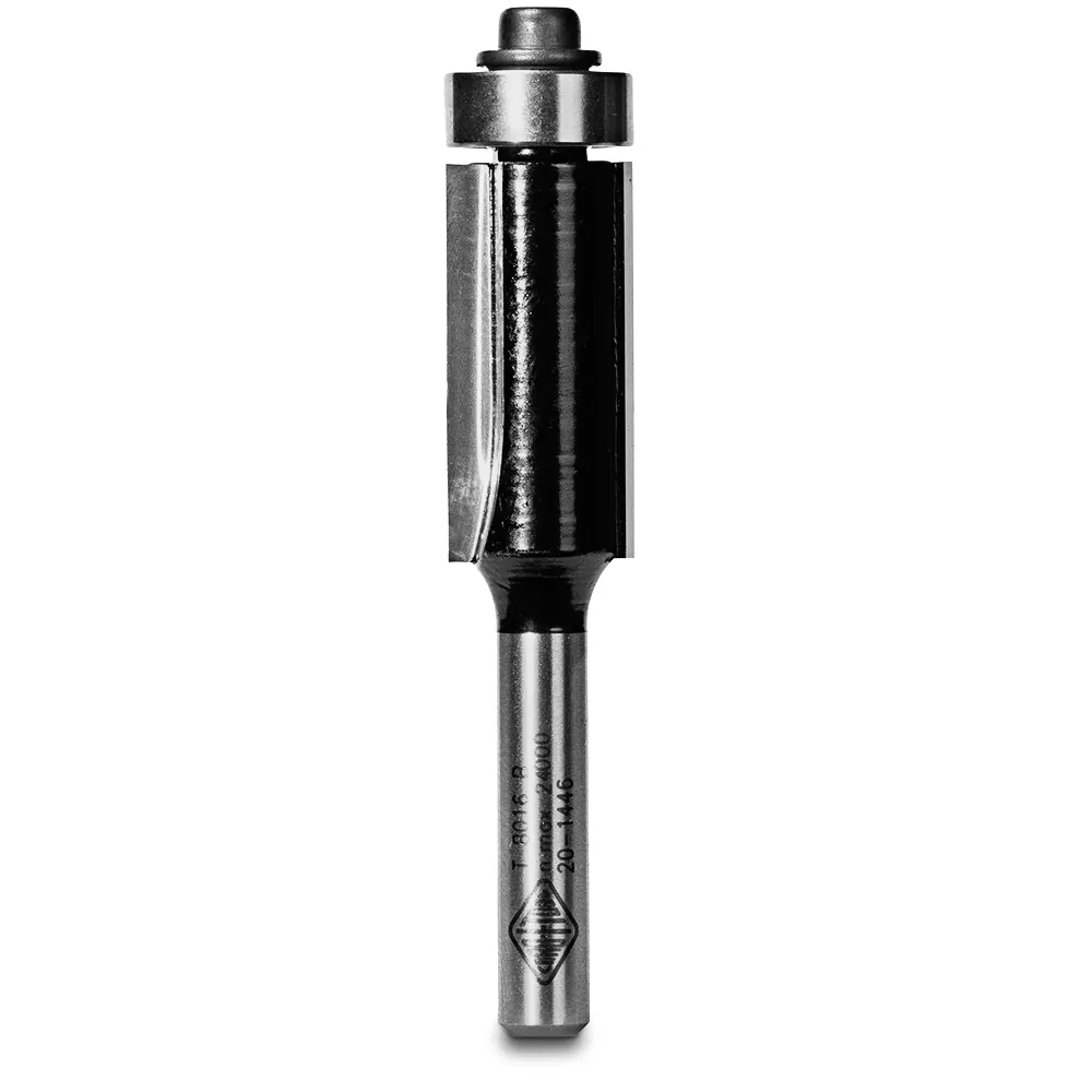 CARBITOOL Router Bit TCT Flush Trim Bit w.Bearing 1/2inch -Diameter 1/4inch -Shank T 8016 B