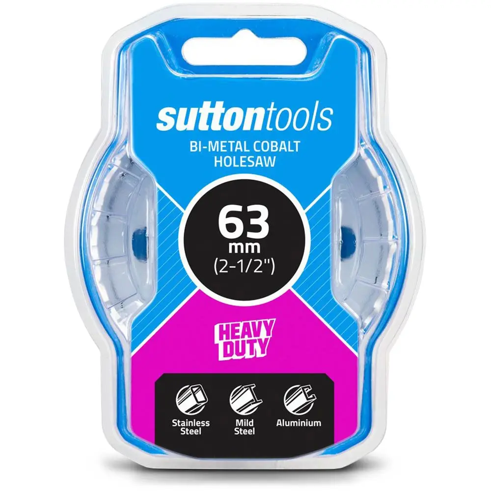 SUTTON 63mm (2.1/2inch) Bi-Metal Cobalt Holesaw
