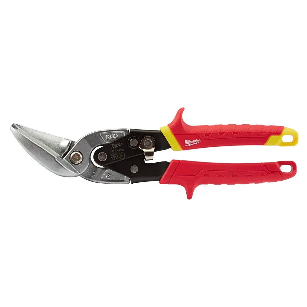 MILWAUKEE 248mm Straight Cutting Offset Aviation Snips 48224532
