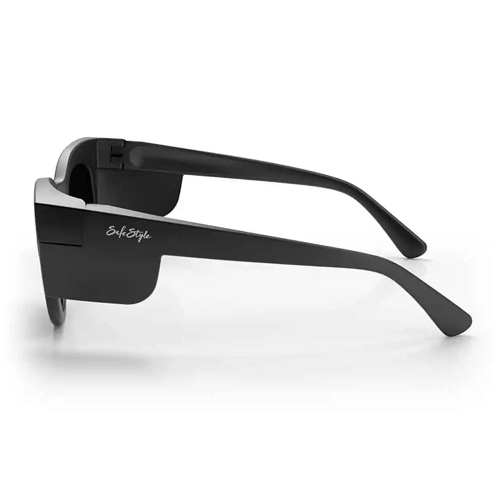 SAFESTYLE Harps Black Frame Polarised Safety Spectacles HMBP100