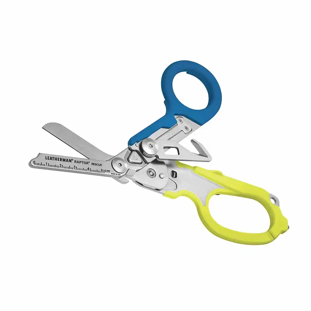 LEATHERMAN INC 6 Built-In Ems Tools Blue/Yellow Handles - Box YL833070