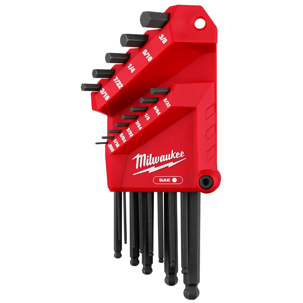 MILWAUKEE SAE L-Style with Ball End Hex Key Set - 13 Piece 48222185