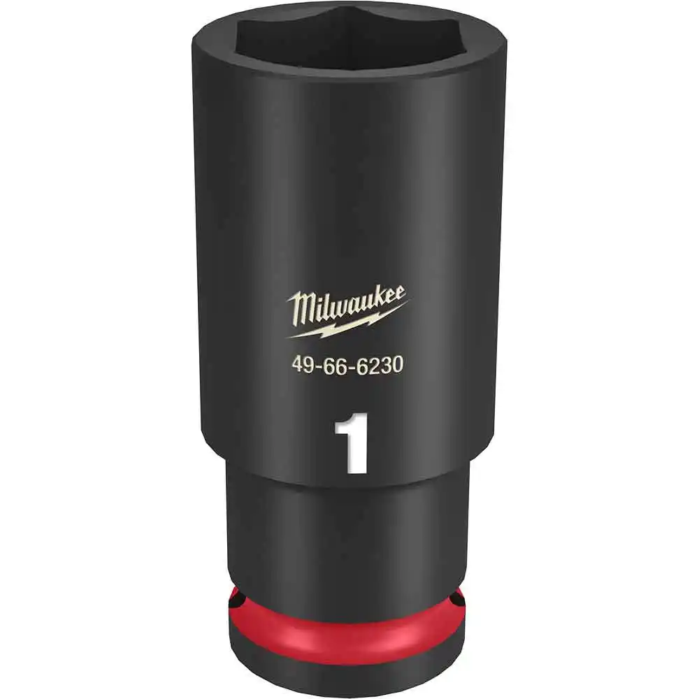 MILWAUKEE SHOCKWAVE 1/2" Drive 1" Deep 6 Point Impact Socket 49666230