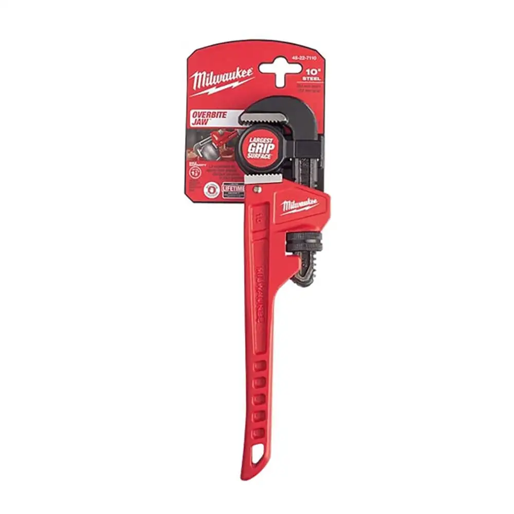 MILWAUKEE 254mm (10inch) Steel Pipe Wrench 48227110