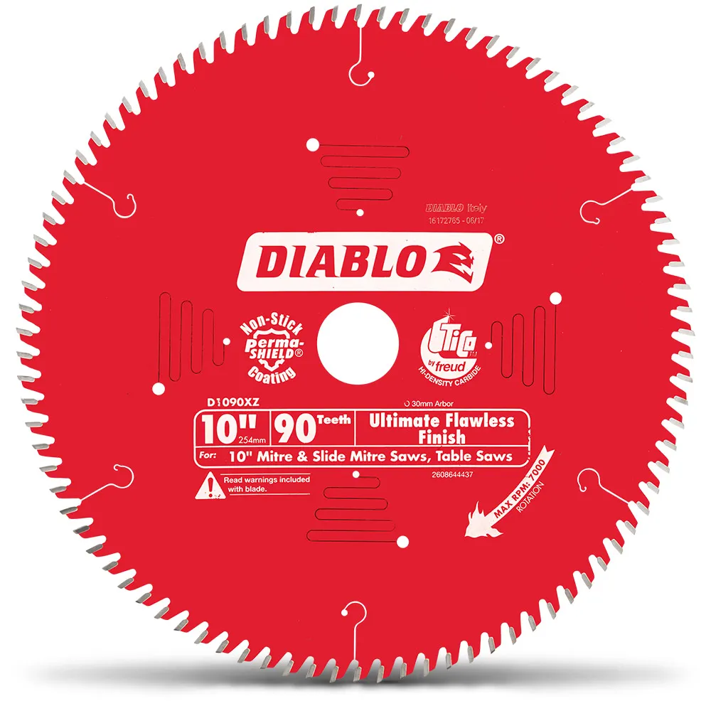 DIABLO 254mm 90T Ultimate Flawless Finish Saw Blade 2608644437