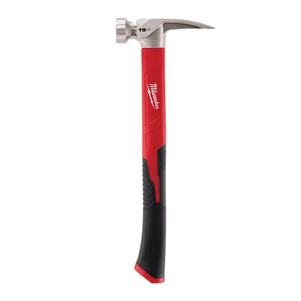 MILWAUKEE 19OZ Poly/Fiberglass Claw Hammer 48229316