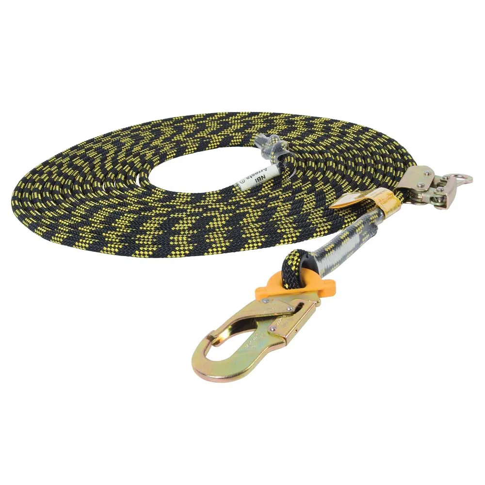 BEAVER Safety Line 20m x 11mm Kermantle Rope C/W Rope Grab