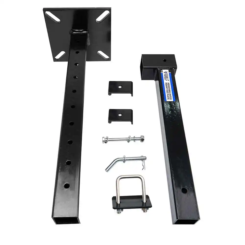 WoLF 508mm Vice Plate Hitch Adjustable Mount WHMVP