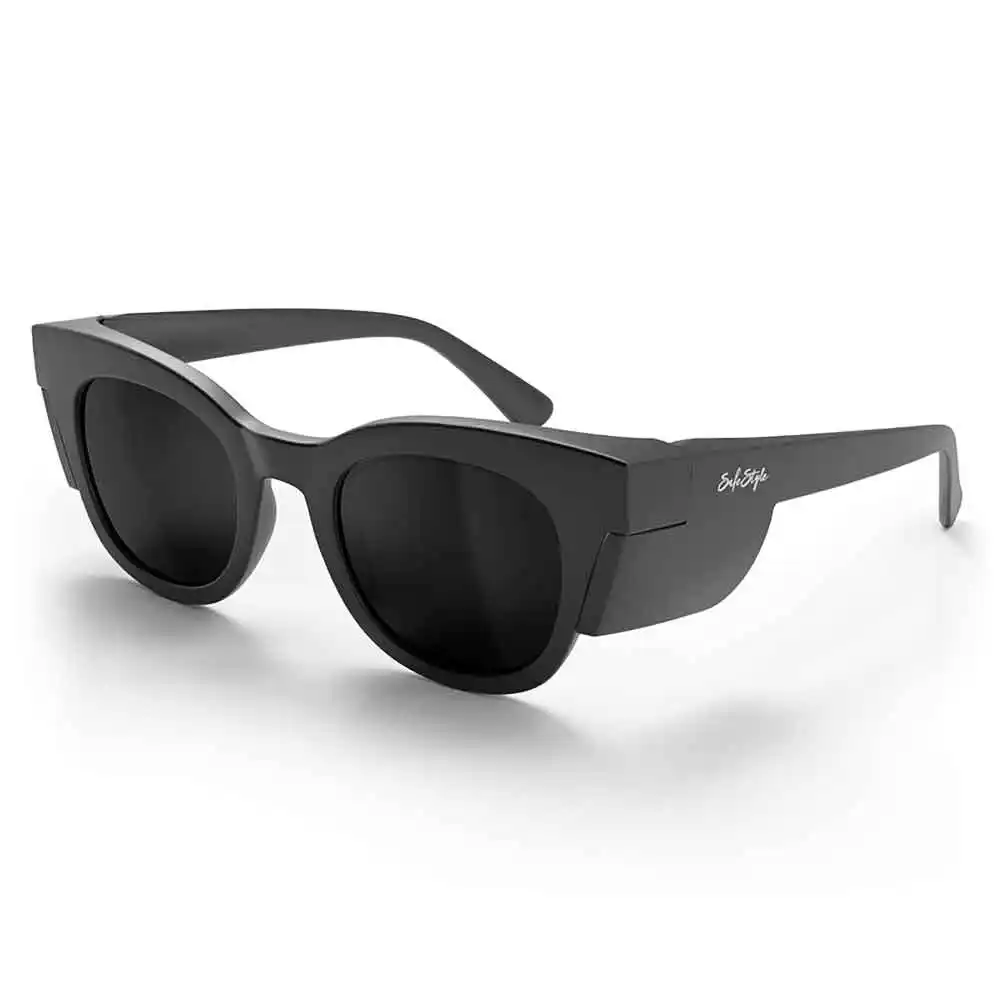 SAFESTYLE Harps Black Frame Polarised Safety Spectacles HMBP100