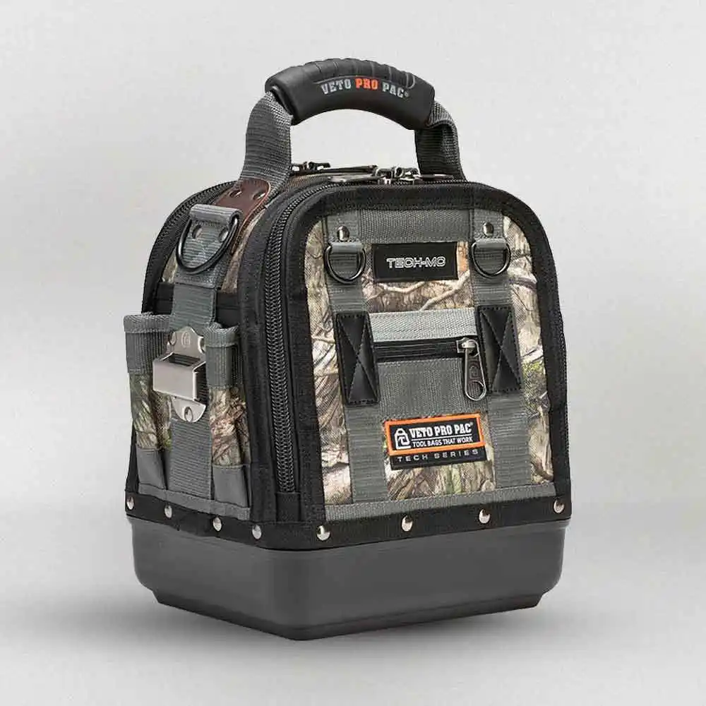 VETO Pro Pac 25 x 20 x 30cm 38Pkt Medium Camouflage Tech Tool Bag VETOTECHMCCAMO