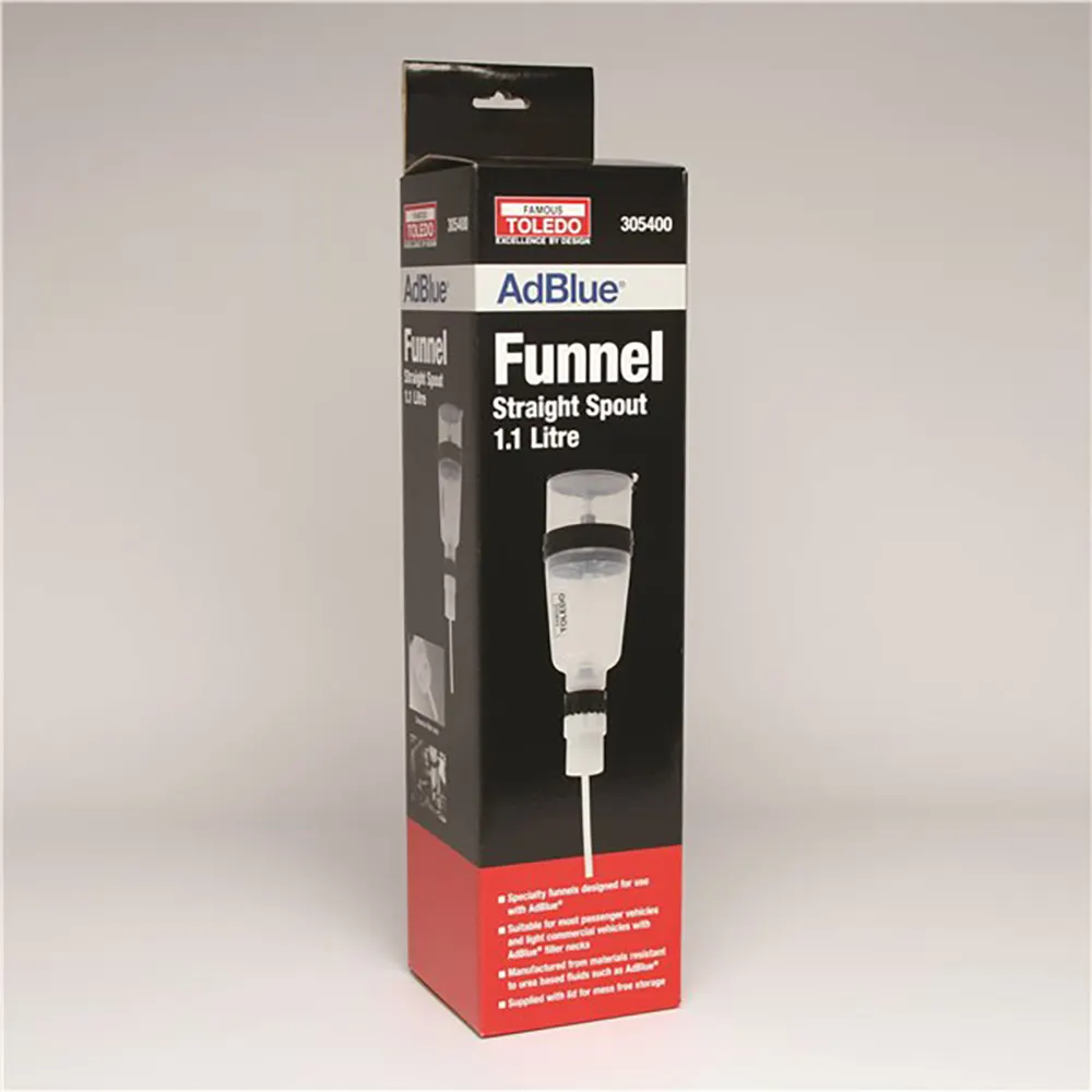 TOLEDO AdBlue 1.1L Straight Spout Funnel 305400