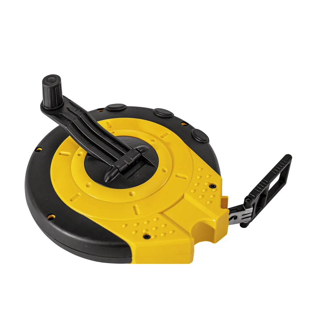 STABILA 100m x 13mm LBM 1000 Open Reel Steel Blade Tape Measure w/ Metric Scale Universal Hook 19653