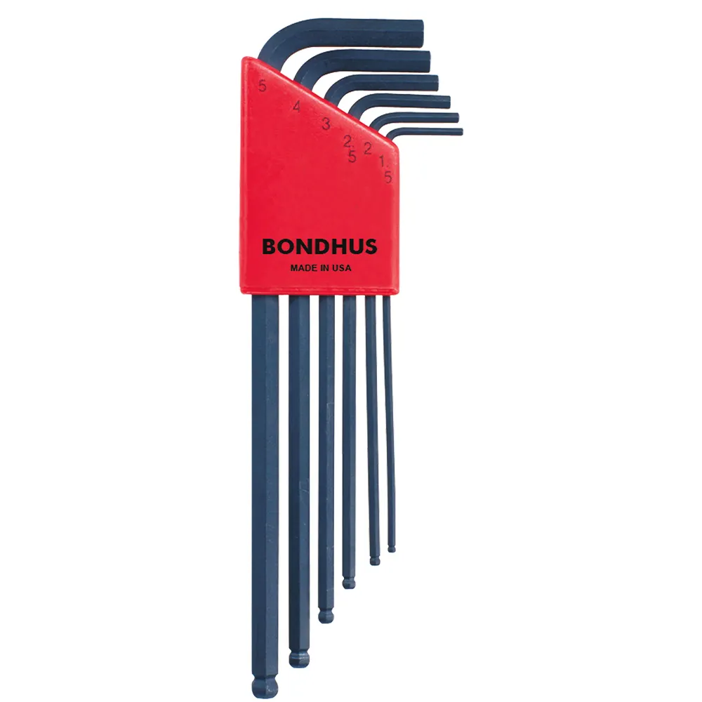BONDHUS 6 Pce Ballend L-Wrench 1.5-5Mm BD10946