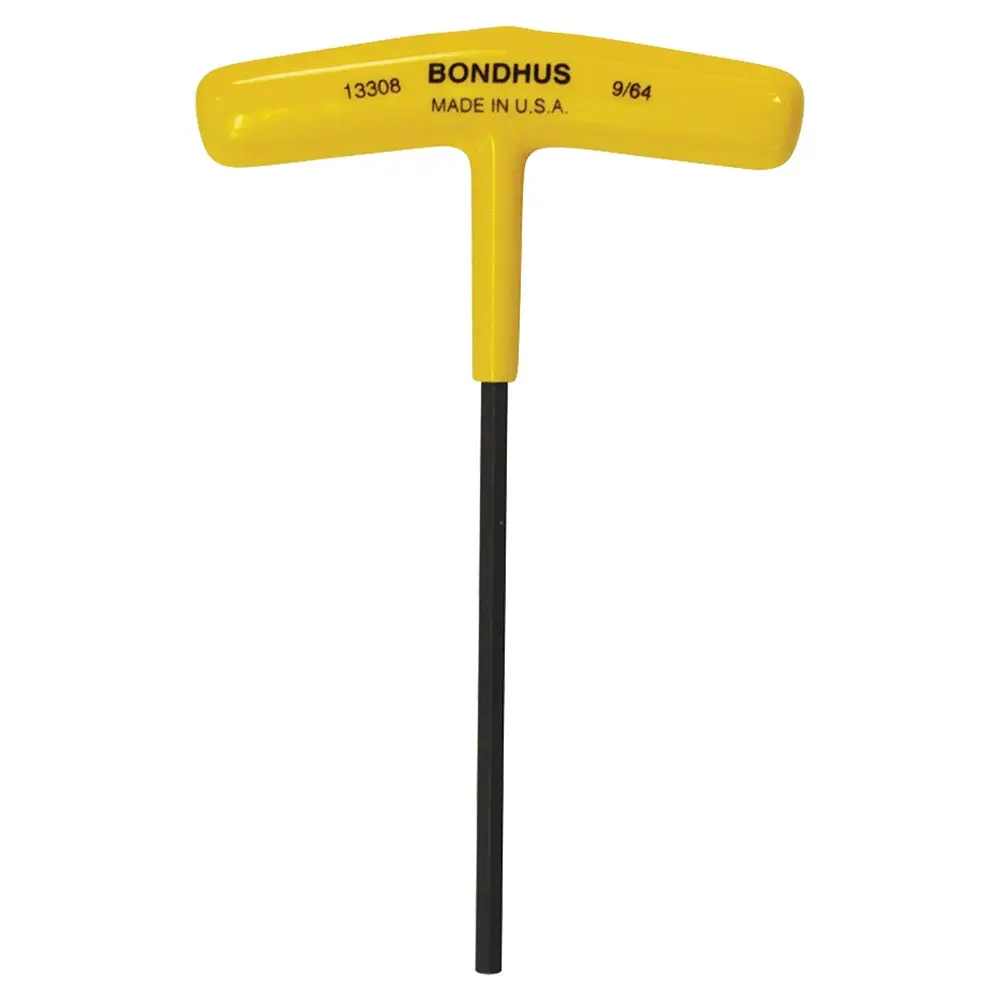 BONDHUS 9/64inch Hex T-Handle 4.9inch 124Mm BD13308