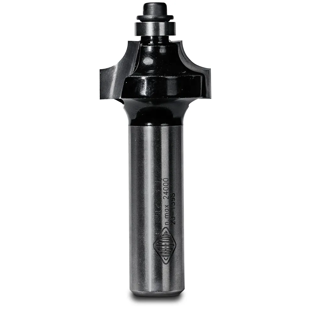 CARBITOOL Router Bit TCT Beading w.Bearing 1/4inch -Radius 1/2inch -Shank T 608 B 1/2