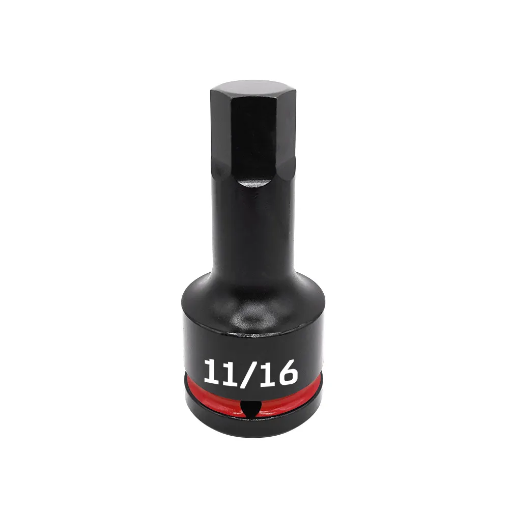 KINCROME 11/16" x 100mm 3/4" Drive Hex Impact Socket K2552