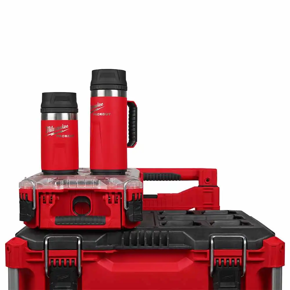 MILWAUKEE PACKOUT™ 354ml (12oz) Sip Lid Bottle - Red 48228391R