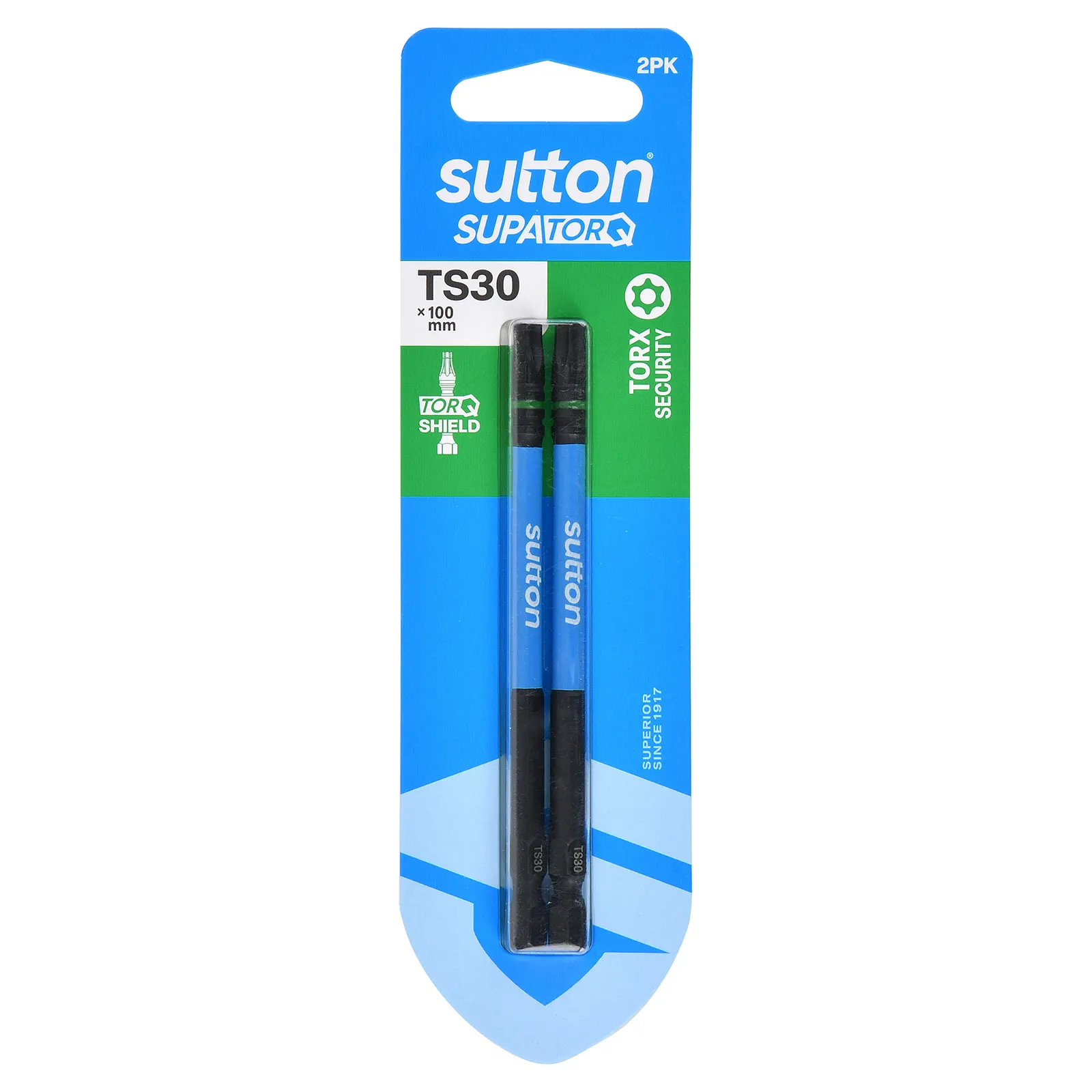 SUTTON SUPATORQ TS30X100mm Torx Security Screwdriver Bit - 2 Piece S214H02E30