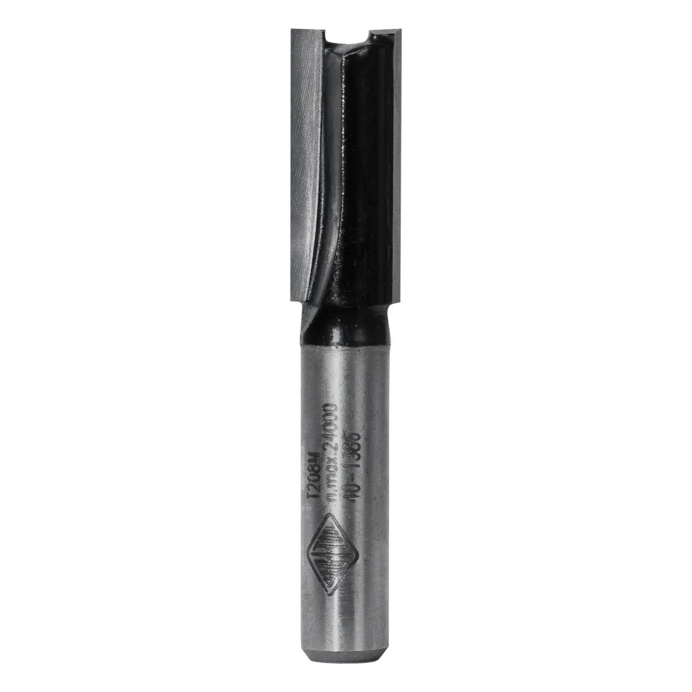 CARBITOOL Router Bit TCT Straight 8mm-Diameter 1/4inch -Shank T 208 M