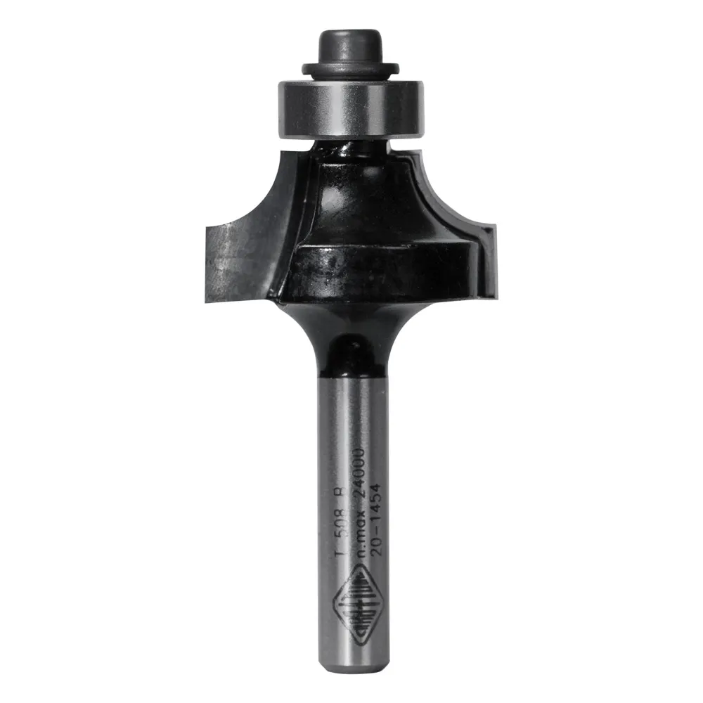 CARBITOOL Router Bit TCT Rounding Over Bit 1/4inch -Radius 1/4inch -Shank T 508 B