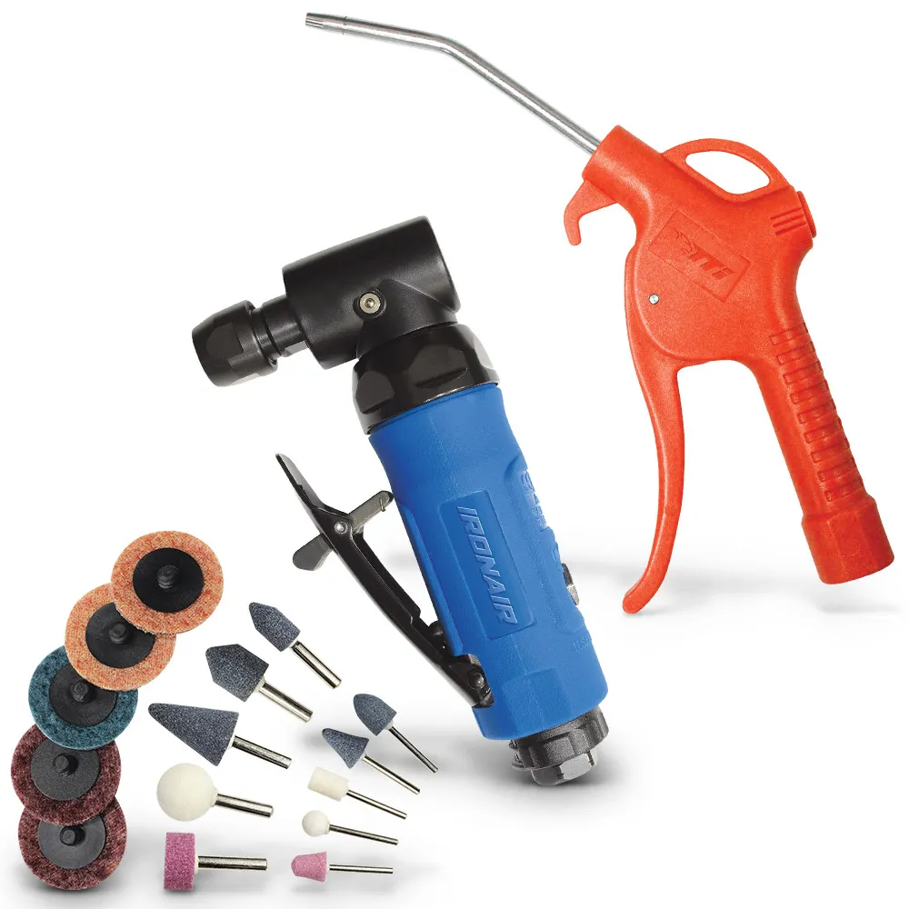 IRONAIR Surface Finishing Kit w/ Air Blow Gun TTKIT407