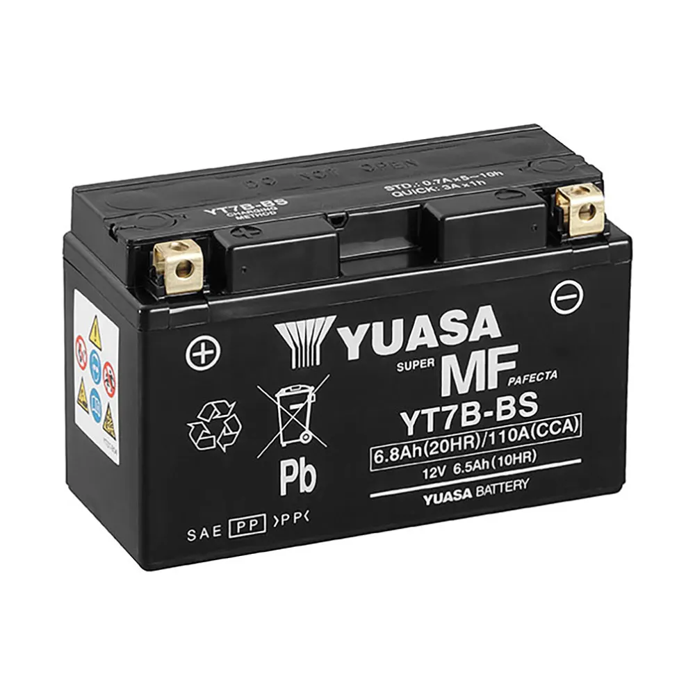 YUASA MOTORCYCLE YT7B-BS FA Motorcycle Battery 156007