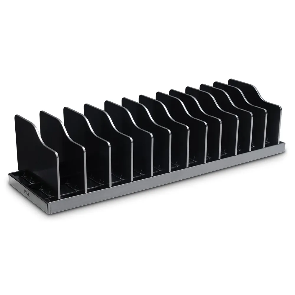 TTI 300mm 12 Bay Plier Rack Holder Black  TTITR12