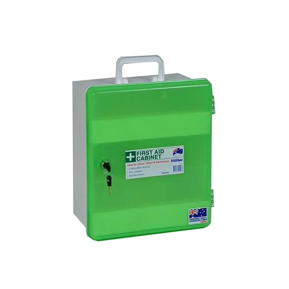 FISCHER 320 x 187 x 370mm Lockable Firstaid Storage Cabinet Medium 1H167