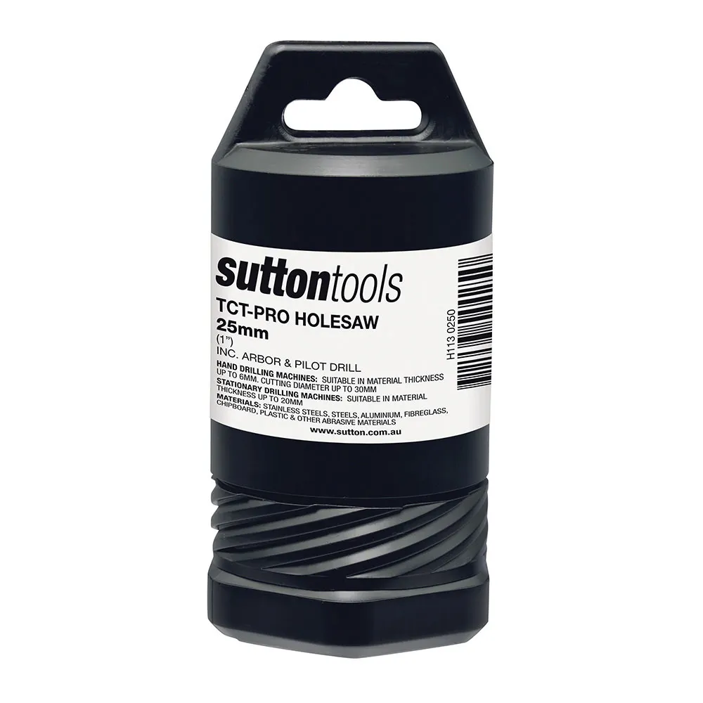 SUTTON 28mm TCT Metal Holesaw w/ Arbor - DEEP CUT H1130280