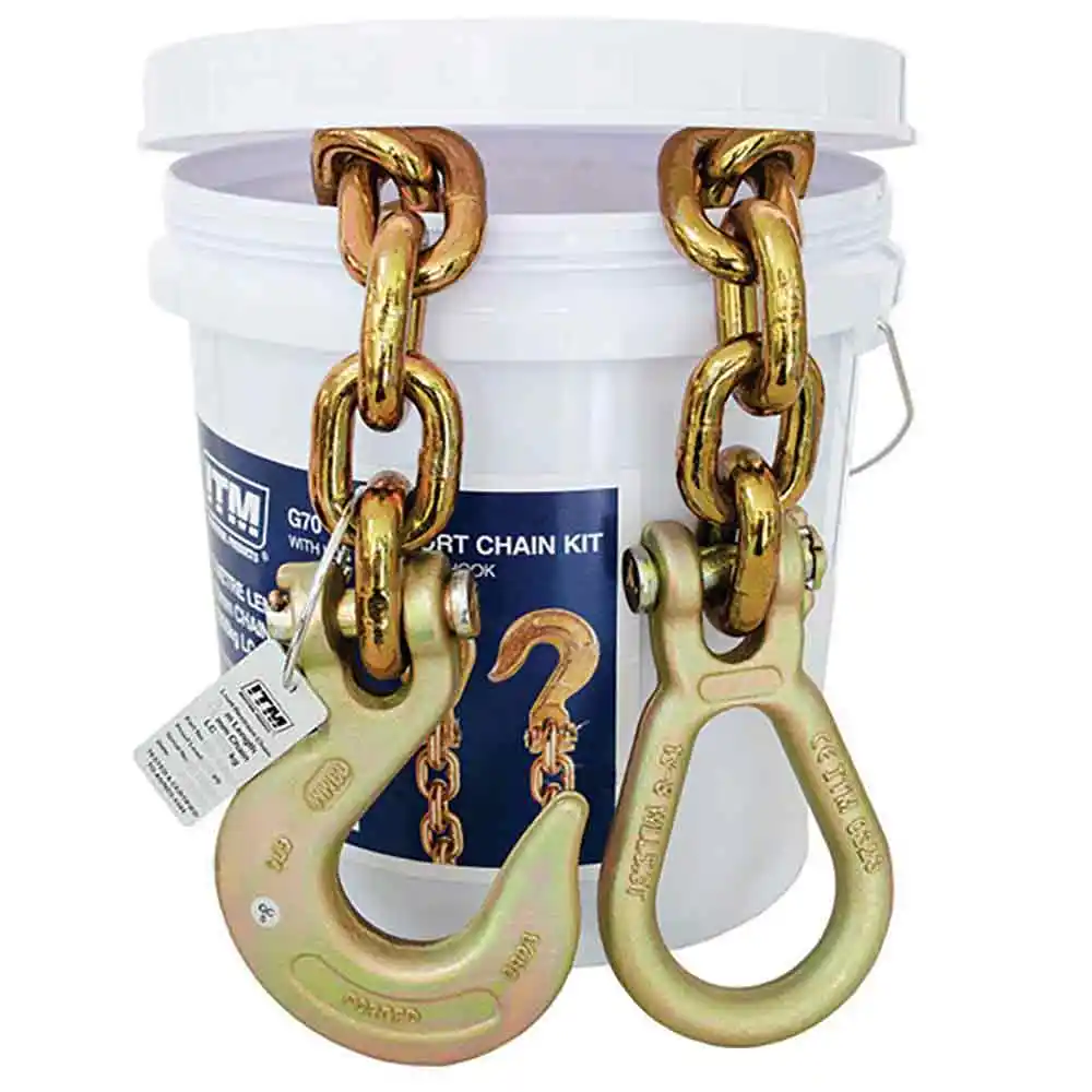 ITM 9T Lug Link Slip Hook Transport Chain TM9716-09005
