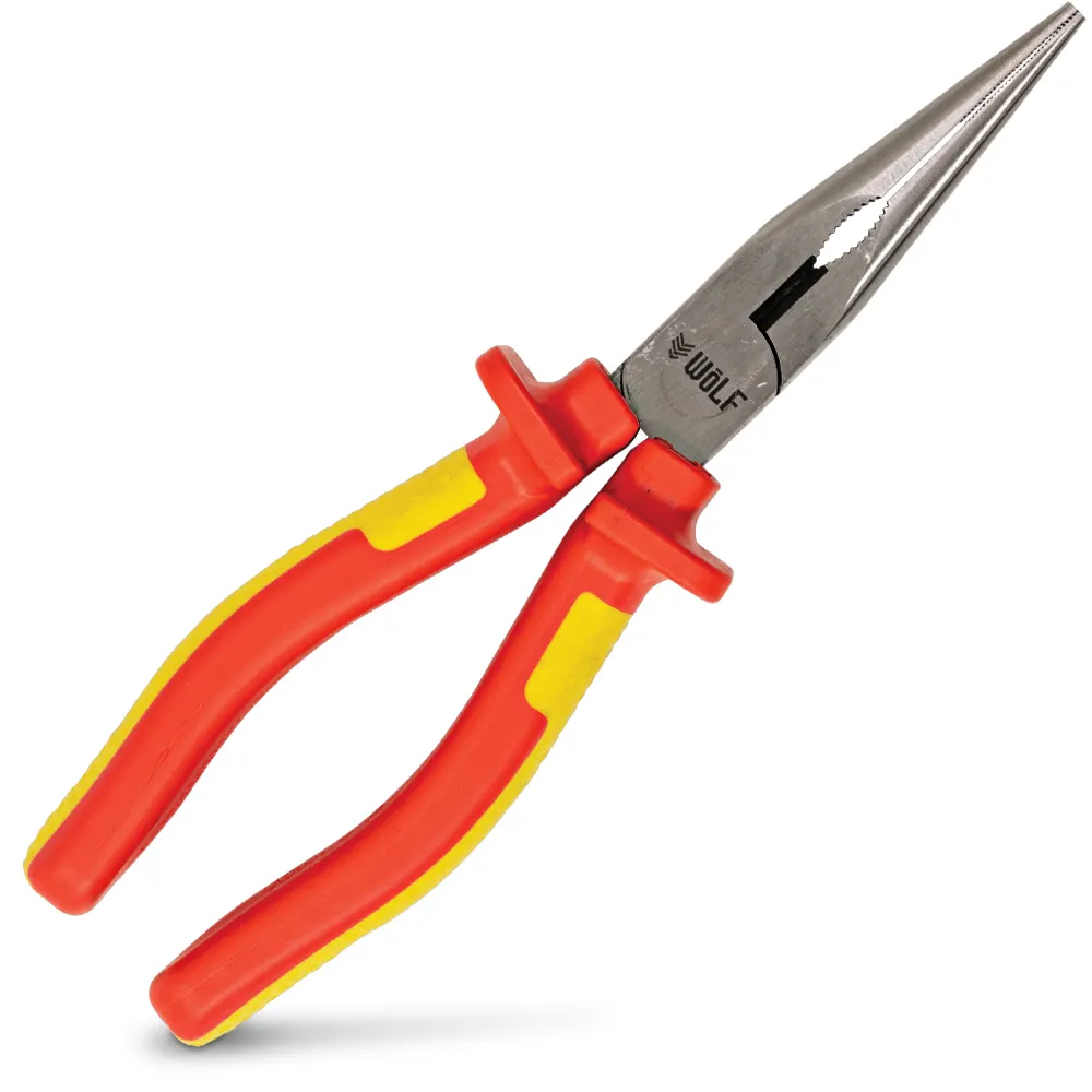 WOLF 200mm Long Nose Plier Insulated VDE WLI200