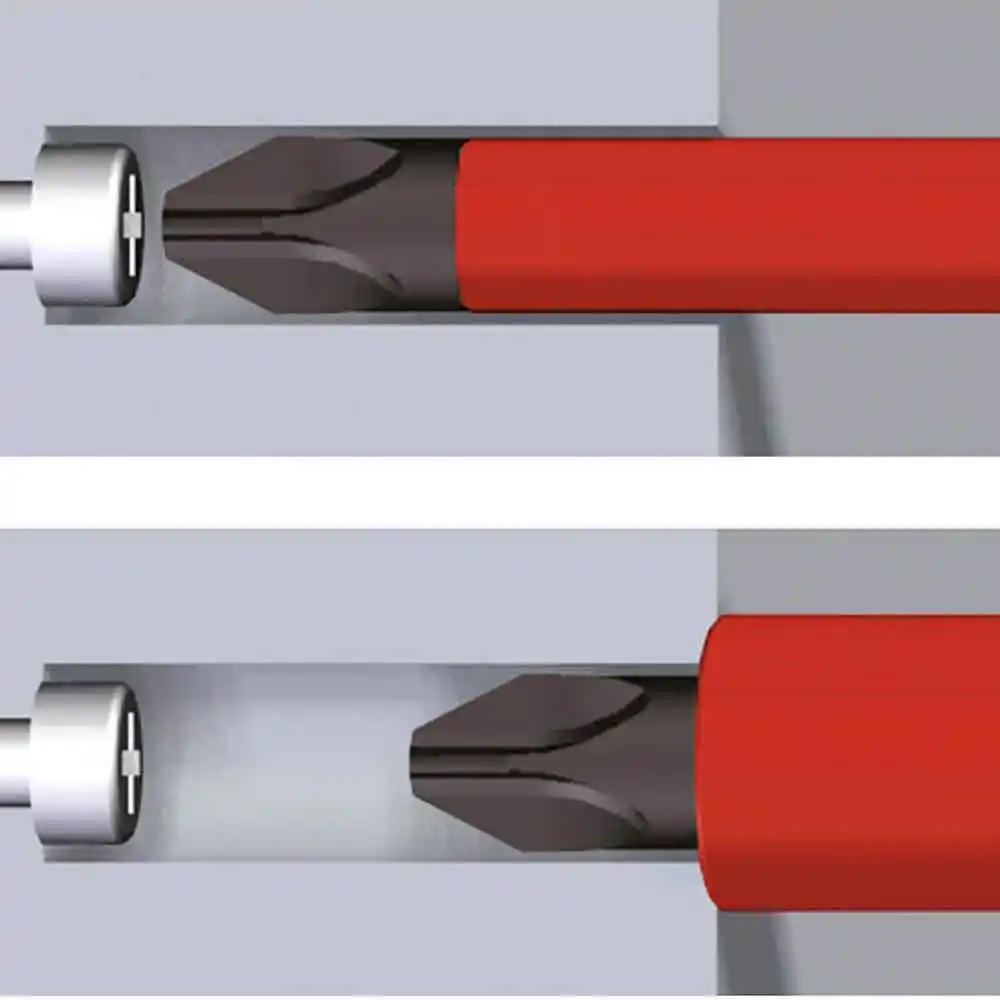 WIHA Pz2 X 100mm 1000V VDE Slim Insulated Screwdriver 39578