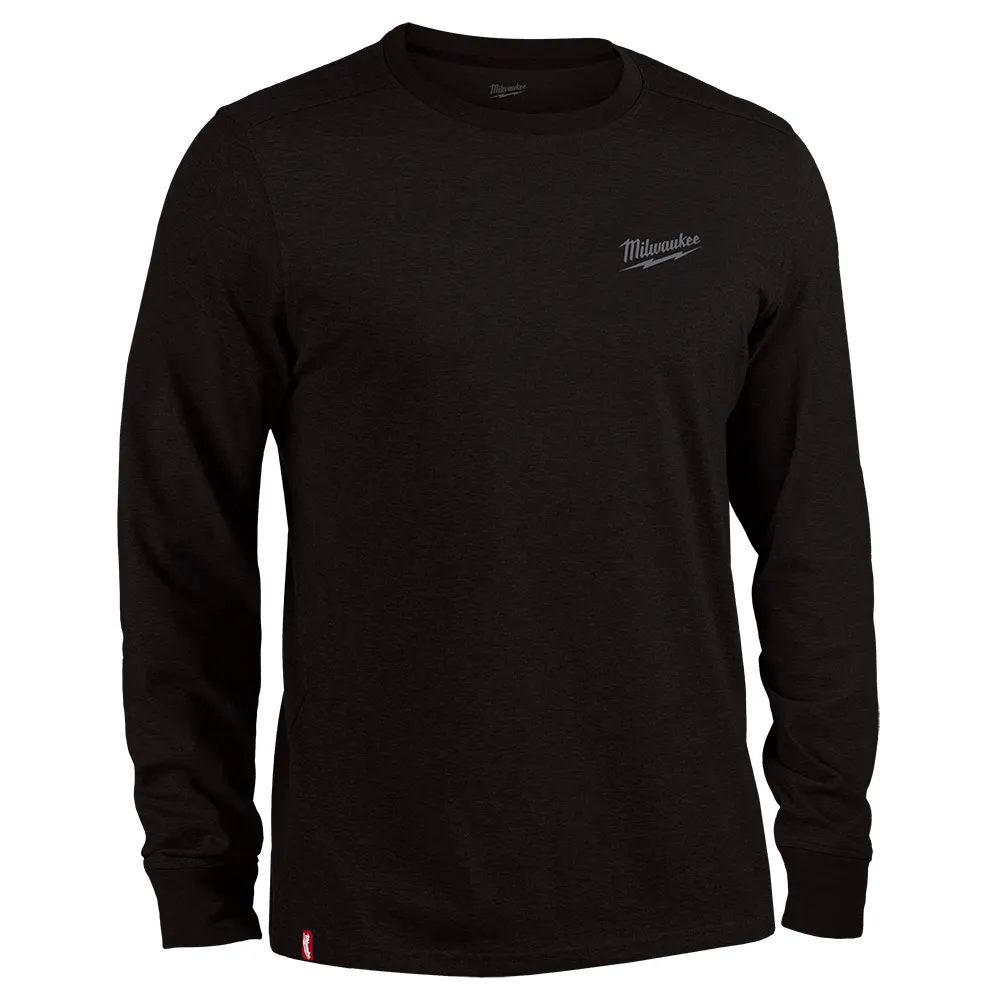 MILWAUKEE Hybrid Work Tee Long Sleeve Black 604B